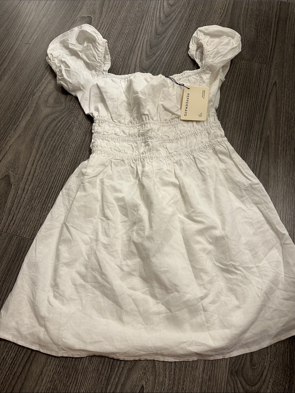 White Mini Dress - Picture 2 of 5